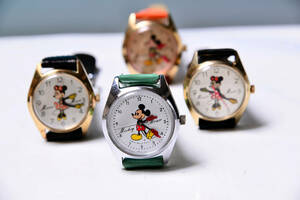  быстрое решение SEIKO * Disney время * Mickey Mouse 7 камень механический завод часы 