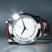 【160周年記念】 TISSOT ティソ ヘリテージナビゲーター T078.641.16.037.00A SS/革 自動巻き Dバックル 裏スケ メンズ 腕時計 「22539」_画像5