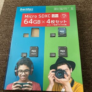 サンマックステクノロジー Micro SDXC 64GB×3