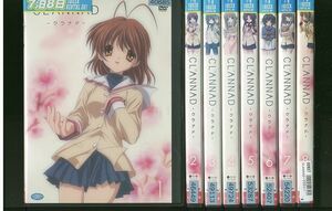 DVD CLANNAD クラナド 全8巻 ※ケース無し発送 レンタル落ち ZM1367