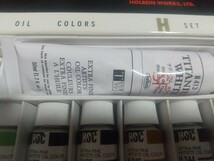 【中古品】油絵具 ホルベイン H905 Hセット(3本は色変更)+6本 合計18色 HOLBEIN 日本製_画像4
