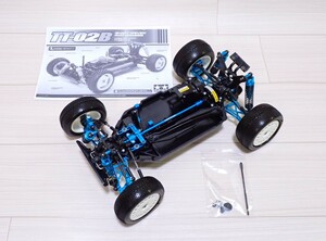 1/10 タミヤ TT02B シャーシ アルミ・オプションパーツ多数付 オフロード 4WD バギー