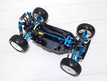 1/10 タミヤ TT02B シャーシ アルミ・オプションパーツ多数付 オフロード 4WD バギー_画像2