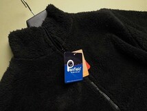 新品正規 Penfield ペンフィールド WIND PROOF 防風フィルム ボアフリース ジップアップ ジャケット メンズLブラック(60) 直営店購入_画像4