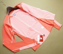 新品正規11500円 ノースフェイス AQUA FULL ZIP ラッシュガード/ジャケット レディースSピンク(NPI) 直営店購入_画像2