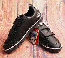 新品正規 ノースフェイス 海外限定 MULE COURT STRAP ベルクロ エコレザー スニーカー/シューズ 26㎝ ブラック(BLK) 直営店購入_画像3