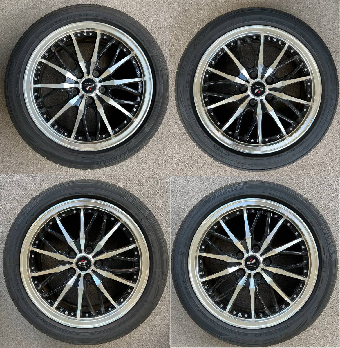 ヴォクシー 215/45R17 ダンロップ ルマン5 + ス...+