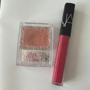 セザンヌパールグロウチーク＋NARS リップグロス　メイクセット