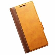 送料無料★Xiaomi 12T/12T Pro レザーケース 手帳型 カバー★Brown _画像6