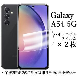 送料無料★Galaxy A54 5G SC-53D SCG21 ハイドロゲルフィルム×2枚セット