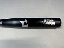 DeMARINI ディマリニ 中学硬式用金属バット VOODOO ヴードゥ DJSLVDMBC　82cm/820g/ミドル 日本製_画像5