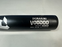 DeMARINI ディマリニ 中学硬式用金属バット VOODOO ヴードゥ DJSLVDMBC　82cm/820g/ミドル 日本製_画像7