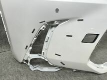 美品/変形無/低走行 レクサス NX350 AAZH20 純正 フロントバンパー 52119-78450/460/470～ ホワイトノーヴァガラスフレーク 083 管理19997_画像4