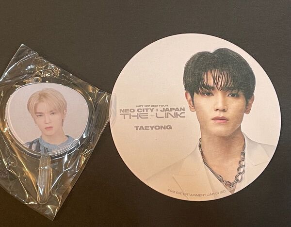 【新品未開封・未使用】NCT127 テヨン ミニうちわキーホルダー コースター イリチル