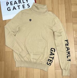 * beautiful goods 2022 year Pearly Gates cashmere Touch cotton ta-toru neck knitted high‐necked sweater men's * free shipping regular goods 