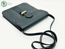 10283005　1円～ @ YVESSAINTLAURENT イヴサンローラン レザー ワイルドステッチ ショルダーバッグ 斜め掛け レディース ブラック系 中古品_画像3