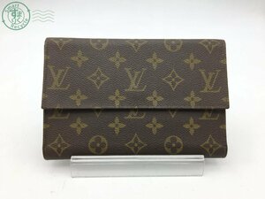 10283048　＊ LOUIS VUITTON ルイ ヴィトン M60135 ポシェット パスポール 旧型 モノグラム 三つ折り ブラウン 茶 ブランド小物 中古