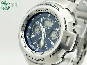 10313323　◇CASIO カシオ G-SHOCK ジーショック コックピットシリーズ G-701D クロノグラフ ブルー文字盤 デジアナ メンズ QZ 腕時計 中古