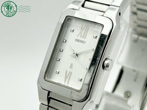 10283640　◇ SEIKO セイコー lk ルキア 1N01-0CD0 白文字盤 スクエア レディース クォーツ QUARTZ QZ 腕時計 中古