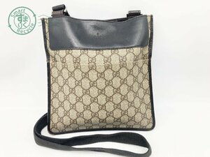 10413702　♭ GUCCI グッチ 27639 213317 ショルダーバッグ GGスプリーム クロスボディ ベージュ系 レディース 中古