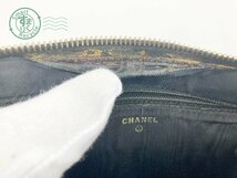 10644674　♭ CHANEL シャネル 財布 ココマーク ラウンドファスナー レザー 革 ブラック レディース 箱付き 中古_画像7