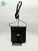 10283005　1円～ @ YVESSAINTLAURENT イヴサンローラン レザー ワイルドステッチ ショルダーバッグ 斜め掛け レディース ブラック系 中古品_画像1