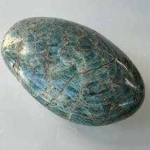 【E22599】 ブルーアパタイト 燐灰石 タンブル ペブル 天然石 握り石 磨き石 パワーストーン_画像10