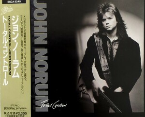 CD ジョン・ノーラム トータル・コントロール 廃盤 91年 国内盤 ヨーロッパ ソロ・アルバム JHON NORUM / TOTAL CONTROL ギター