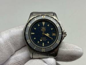 【Q-11】腕時計 タグホイヤー TAG HEUER 2000 professional 972 613 動作未確認