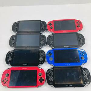 ★SUJ-49　【ジャンク品】動作未確認　PSVITA　8台　本体のみ　PCH-1000×4、PCH-1100×4