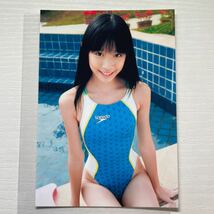 新品 末永みゆ 生写真 L判 特典 グラビア 競泳 競泳水着 写真_画像1