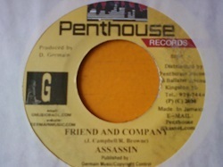 レゲエ Assassin / Friend And Company 7インチです。