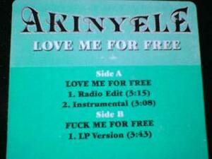 HipHop Akinyele / Love Me For Free 12インチ新品です。