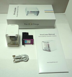 モバイルプリンター　プリンキューブ PrinCube　【いろんなものに簡単に印刷できる超小型モバイルカラープリンター】