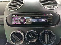 VW ラジオプレーヤー CDプレーヤー ニュービートルターボ 9CAWU 2005 #hyj C105037_画像7