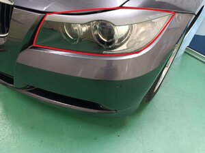 BMW 左 ヘッドライト 320i (E90) VA20 2008 #hyj C127024