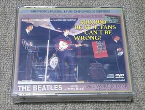 輸入盤1CD+2DVD：BEATLES/300,000 BEATLE FAN CAN’T BE WRONG/1964 WORLD TOUR IN DOWN UNDER/MISTERCLAUDEL