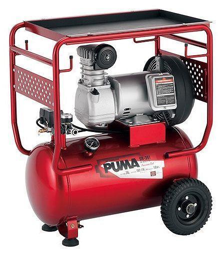 ▲1【兵定#341キ(本キ)050425-4W1】コンプレッサーSR351 SK11 オイル式パワフルパフォーマンス 38Lタンク 100V 1.5kw 50/60Hz