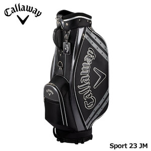 キャロウェイ スポーツ 23 JM キャディバッグ ブラック(5123239) カート型 9.0型 Callaway 2023 25p 即納