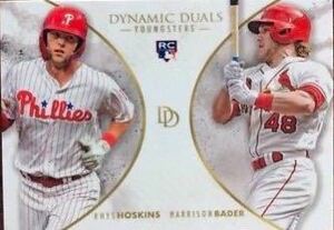 2018 topps on demand dynamic duals RHYS HOSKINS HARRISON BADER 日米野球