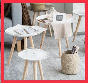 サイドテーブル　北欧　ミニテーブル　アンティーク　木製　おしゃれ　雑貨　 ダイニングチェア　 丸椅子　