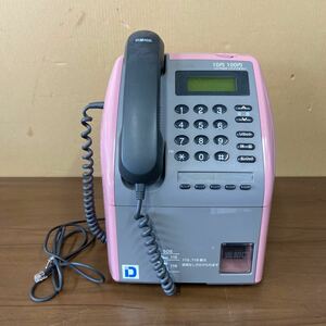 UTt47 NTT 公衆電話 ピンク PてれほんS 2001年製品 現状品