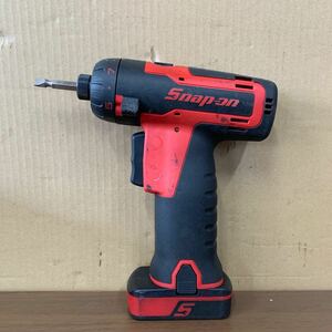 UTK19 【動作品】スナップオン Snap-on CTS761電動ドライバー　スクリュードライバー　本体＋バッテリー付き　CTB8172