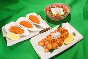 食品サンプル　カキフライ他3点セット　送料無料！ food sample