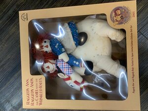 ☆ DAKIN RAGGEDY ANN & ANDY ラガディアン アン&アンディ 人形 ぬいぐるみ 長期保管品 ☆①