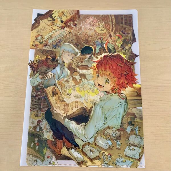 約束のネバーランド展 クリアファイル(東京開催の案内チラシ付)