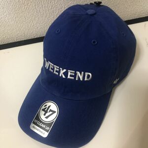 47 NEAT WEEKEND ブルー　キャップ　帽子