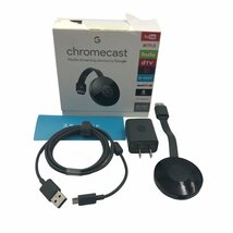 △ Google Chromecast クロームキャスト (第2世代) GA3A00133A16Z01 開封済み 美品 映画 動画 音楽 テレビ視聴_画像1