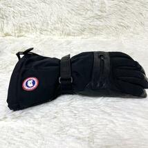 極美品 CANADA GOOSE カナダグース 手袋 手ぶくろ グローブ ノーザンユーティリティーグローブ 5154M レザー 撥水 ブラック Mサイズ 5154M_画像7