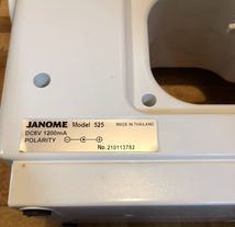 【ジャンク】 JANOME ジャノメ ハローキティ MODEL 525 ミシン コンパクトミシン 【説明必読】 フットコントローラー付き 通電OK _画像6